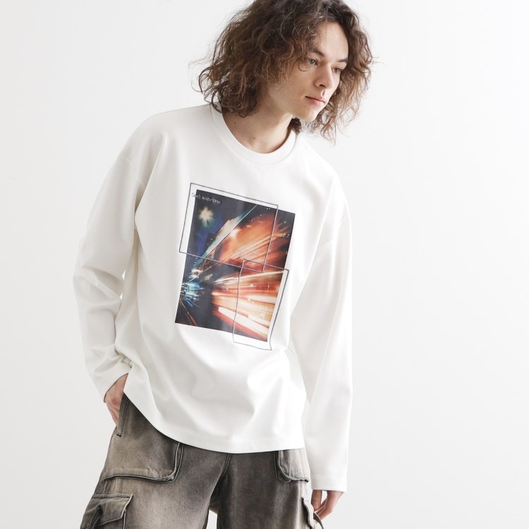 ティーケー タケオ キクチ(tk.TAKEO KIKUCHI)のネオングラフィックロンT Ｔシャツ