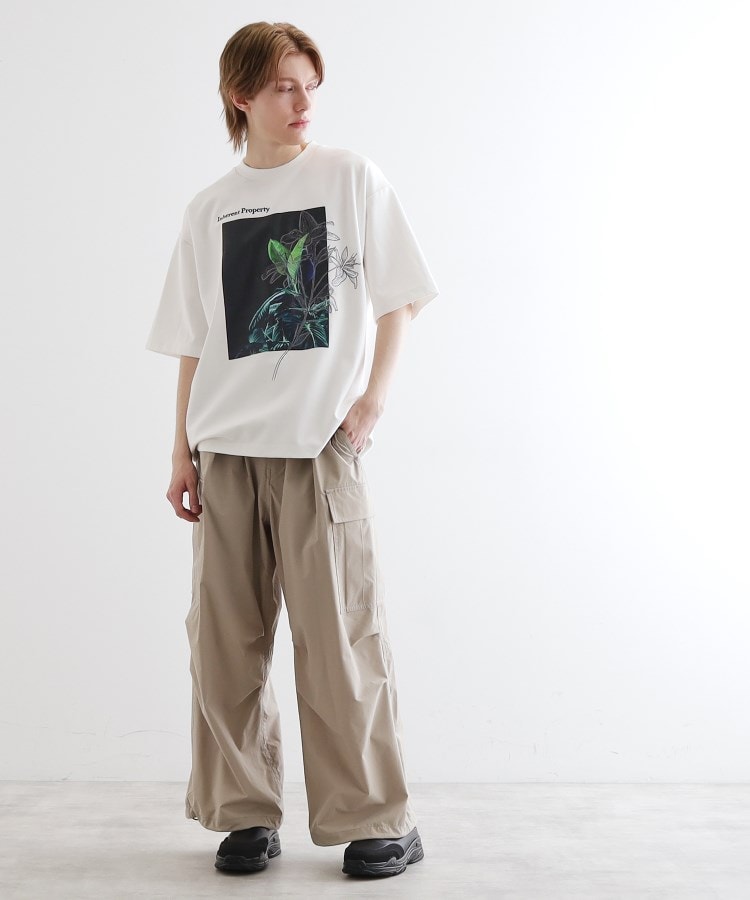 ティーケー タケオ キクチ(tk.TAKEO KIKUCHI)のフラワープリントTシャツ4