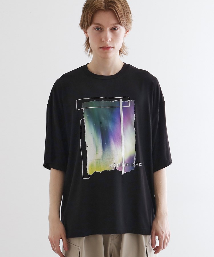 ティーケー タケオ キクチ(tk.TAKEO KIKUCHI)のオーロラプリントドレープTシャツ12