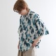 ティーケー タケオ キクチ(tk.TAKEO KIKUCHI)の楊柳ブラープリントシャツ ネイビー(494)