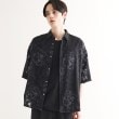 ティーケー タケオ キクチ(tk.TAKEO KIKUCHI)のシアージャカードフラワーシャツ ブラック(419)