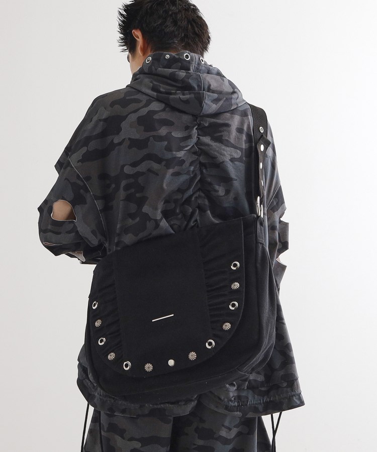 ティーケー タケオ キクチ(tk.TAKEO KIKUCHI)のK’PJT by AOI 「Canvas Shoulder Bag」 ブラック(019)