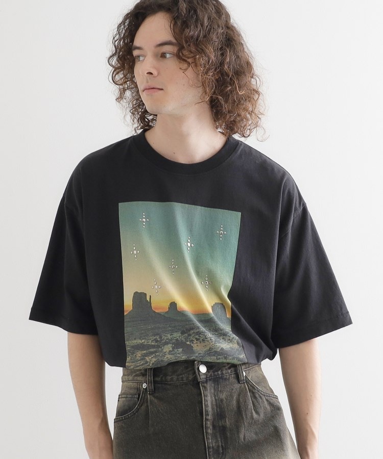 ティーケー タケオ キクチ(tk.TAKEO KIKUCHI)のウェスタンフォトスタッズTシャツ2