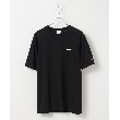 ティーケー タケオ キクチ(tk.TAKEO KIKUCHI)のChampion for tk.TAKEO KIKUCHI ロゴ刺繍Tシャツ ブラック(019)