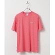 ティーケー タケオ キクチ(tk.TAKEO KIKUCHI)のChampion for tk.TAKEO KIKUCHI ロゴ刺繍Tシャツ ピンク(072)