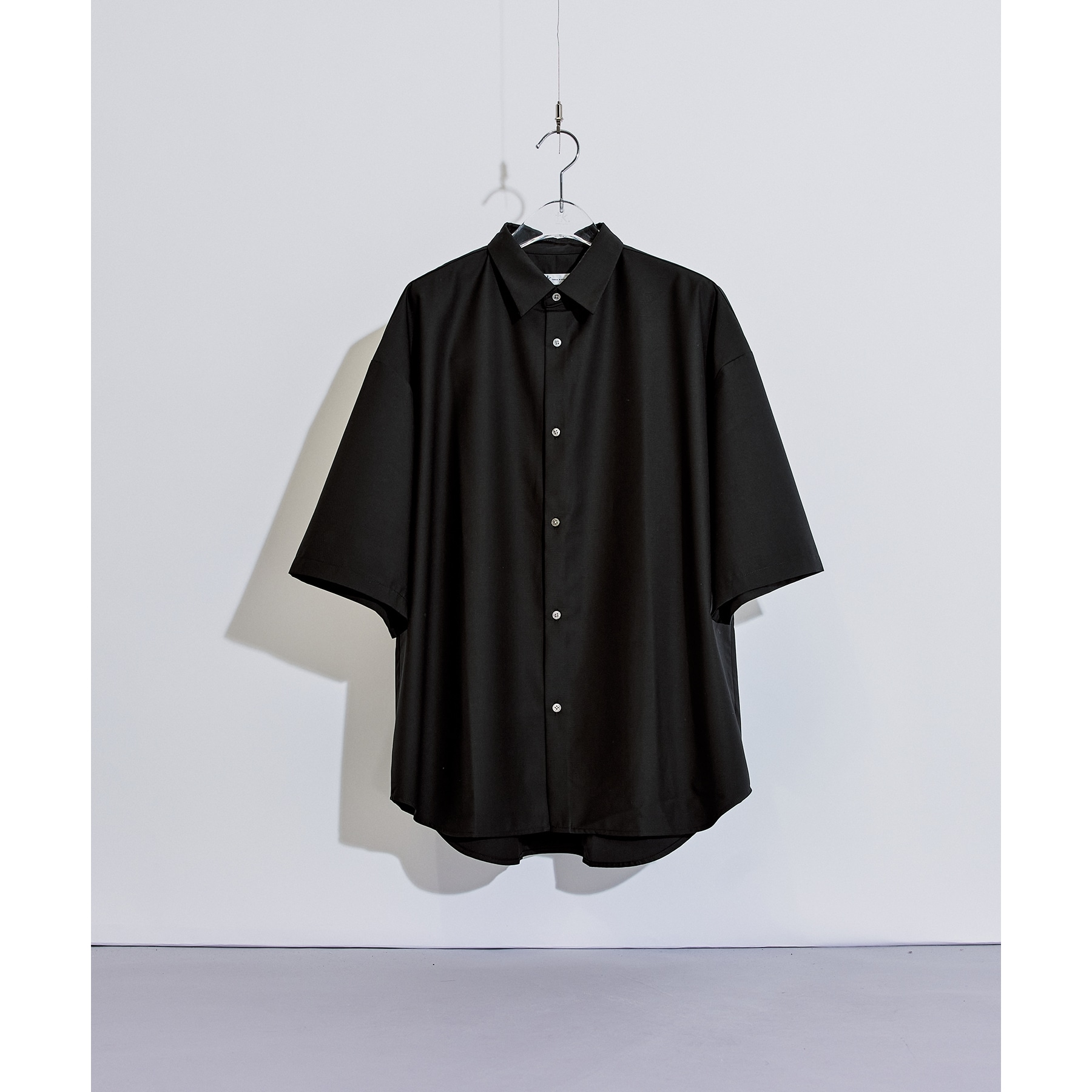 ティーケー タケオ キクチ(tk.TAKEO KIKUCHI)のTRレギュラーカラー半袖シャツ ブラック(019)