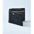 ティーケー タケオ キクチ(tk.TAKEO KIKUCHI)のサフィアーノPVC二つ折り財布 ブラック(519)