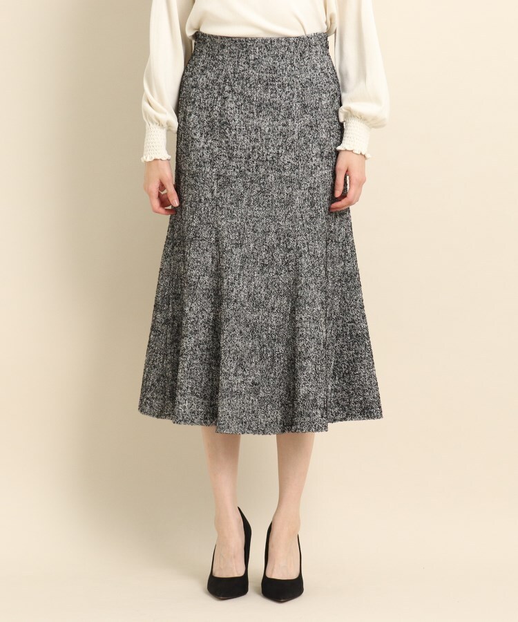 【日本製】スラブファンシー素材の変形マーメードスカート