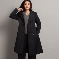 撥水加工・洗える】ステッチレスダウン コート / 自由区