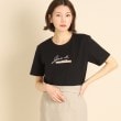 クードシャンス(COUP DE CHANCE)の【洗える/日本製/オーガニックコットン】プリントTシャツ ブラック(019)