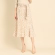 クードシャンス(COUP DE CHANCE)の【洗える/日本製】レオパード柄デザインスカート ナチュラル(150)