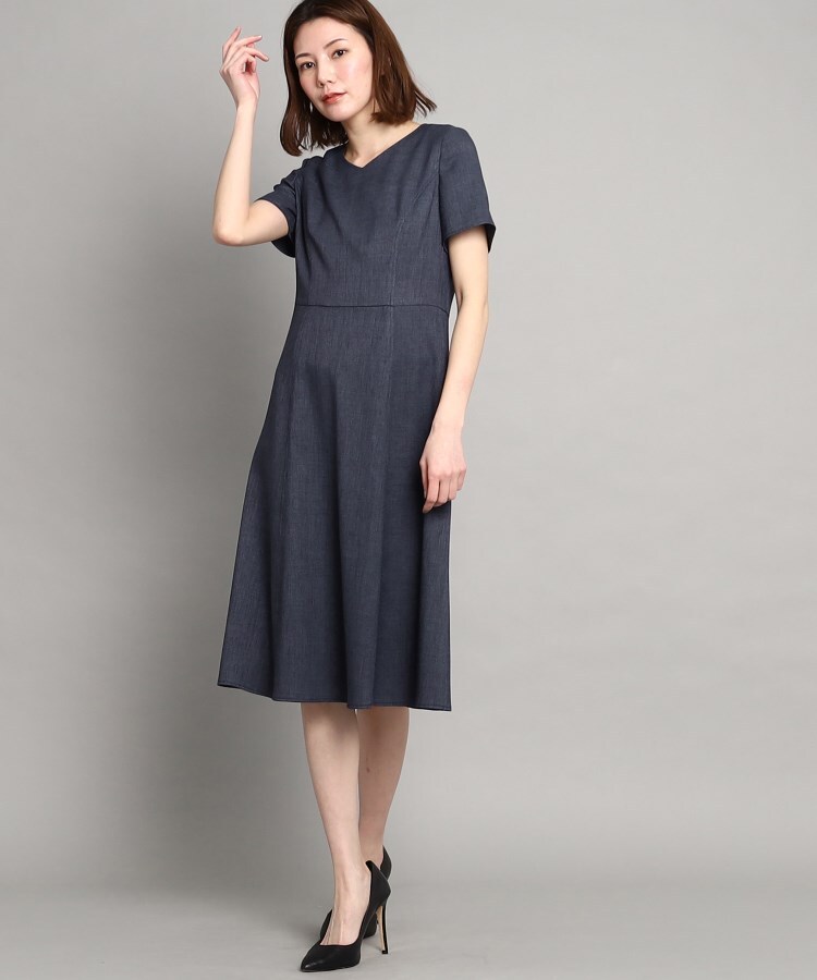 きれいめ/上品/セット対応/日本製/洗える】リネンライクストレッチ