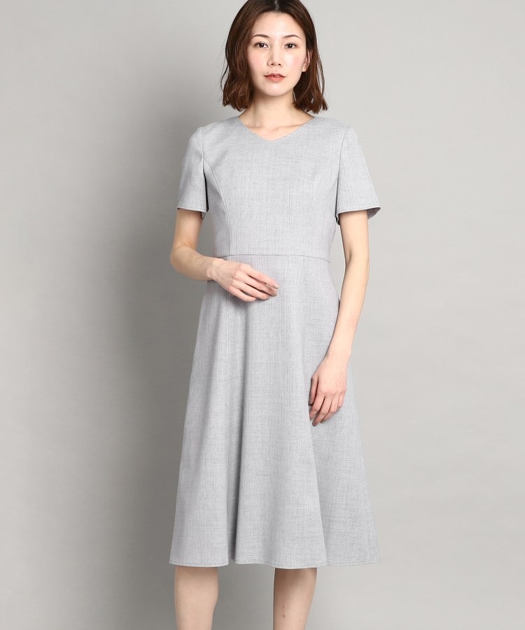 きれいめ/上品/セット対応/日本製/洗える】リネンライクストレッチ