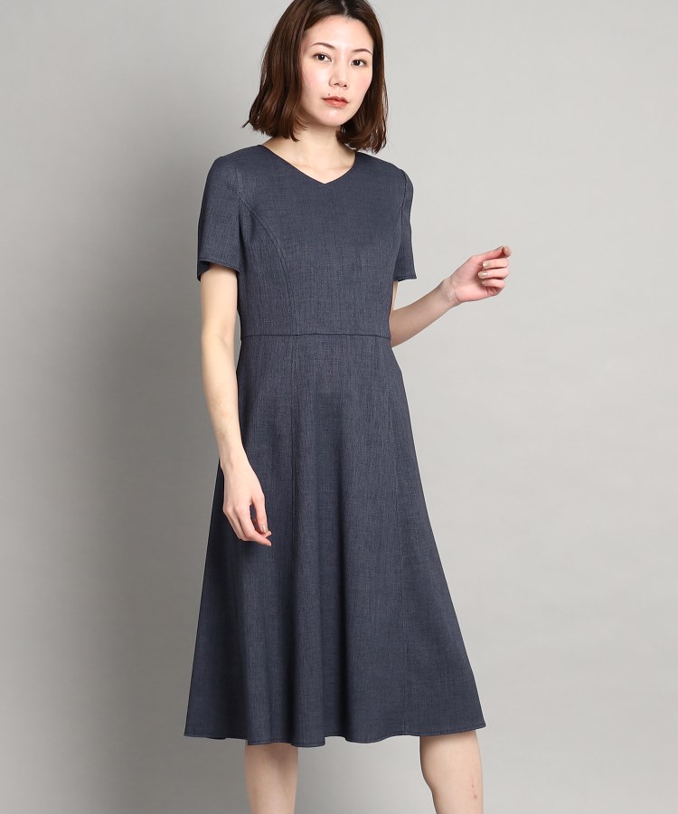 きれいめ/上品/セット対応/日本製/洗える】リネンライクストレッチ