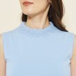 クードシャンス(COUP DE CHANCE)の【洗える】レースが優美なノースリーブニット7