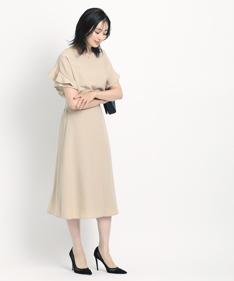 クードシャンス(COUP DE CHANCE)の【洗える／麻調合繊】Aラインスカート3