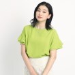 クードシャンス(COUP DE CHANCE)の【洗える／麻調合繊／セットアップ可】ドライタッチで夏おすすめ！袖デザインがフェミニンなブラウス1