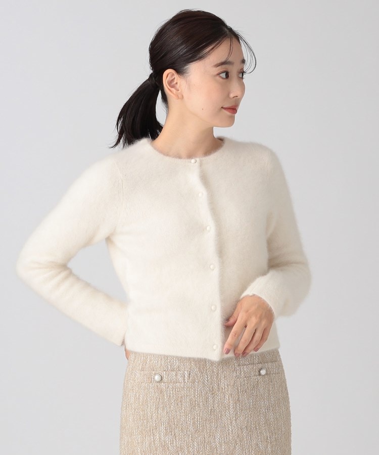 リッチな毛足/フォックス混/カシミヤ混】ふわふわの拘り素材 リッチな毛足/フォックス混/カシミヤ混】ふわふわの拘り素材