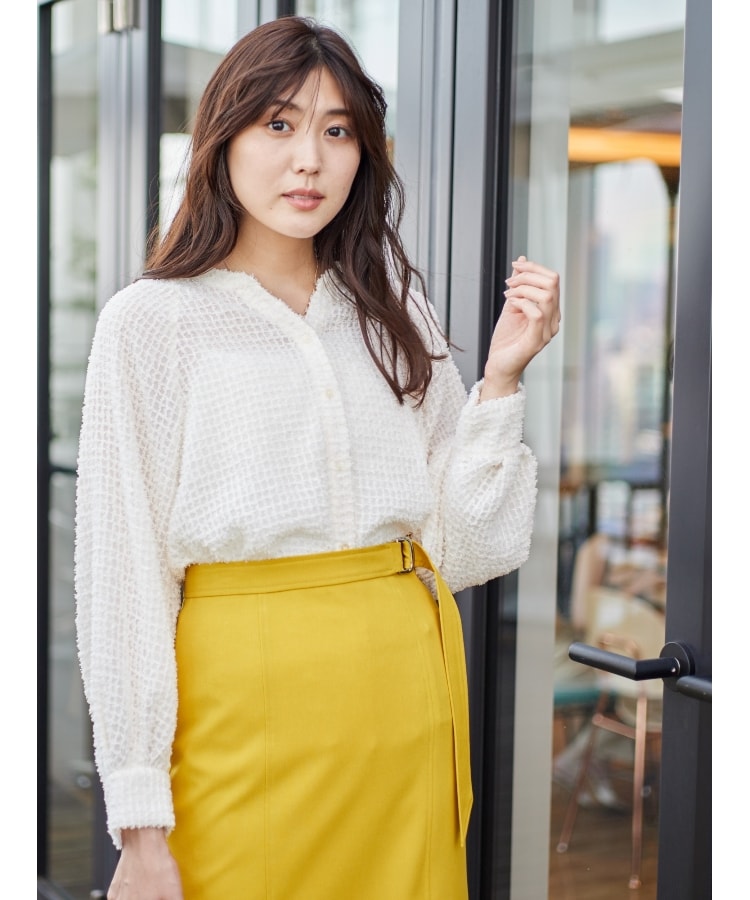 クードシャンス(COUP DE CHANCE)の【洗える】フェザーシフォンのブラウス19