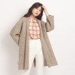 クードシャンス(COUP DE CHANCE)の【軽くて暖かい】着流しコーディガン ベージュ(052)
