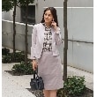 クードシャンス(COUP DE CHANCE)の【洗える】チェック柄ボウタイ風ブラウス6