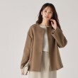 クードシャンス(COUP DE CHANCE)の【日本製】ノーカラーコート トープ(054)