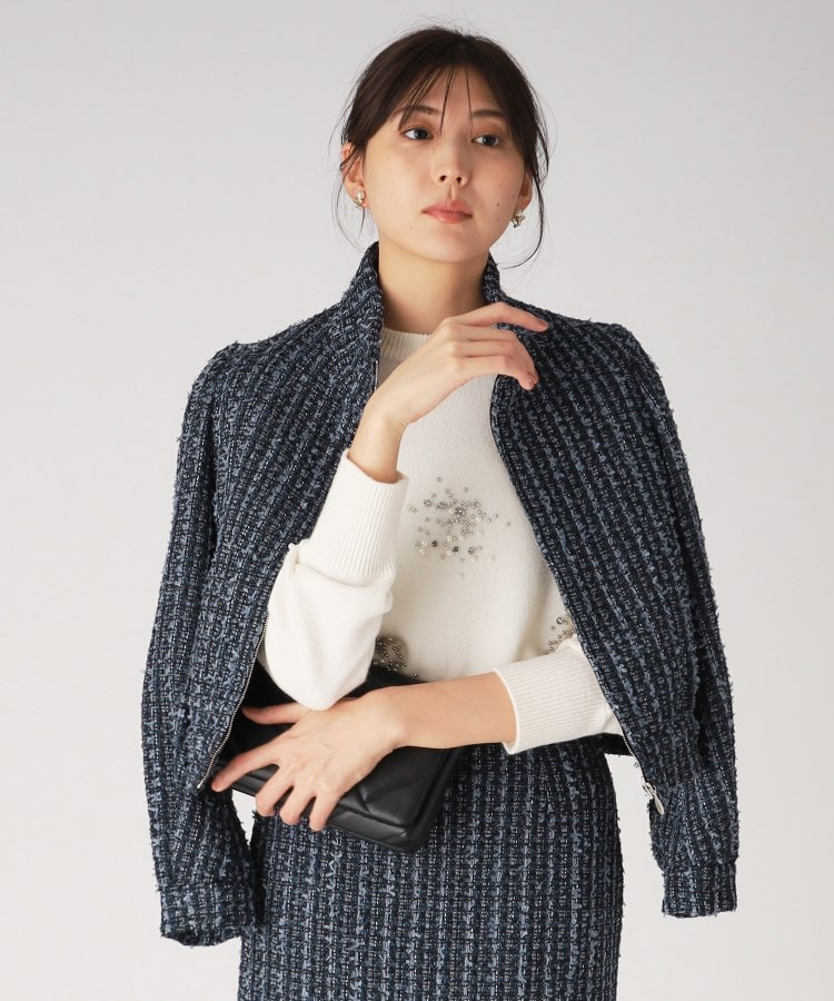 羊革】女性らしい雰囲気にこだわったレザーブルゾン(ライダース 羊革】女性らしい雰囲気にこだわったレザーブルゾン(ライダース
