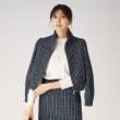 クードシャンス(COUP DE CHANCE)の華やかなツイードブルゾン1