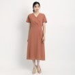 クードシャンス(COUP DE CHANCE)の【洗える／日本製／清涼感】夏におすすめ！女性らしいカシュクール風デザインワンピース13