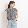 クードシャンス(COUP DE CHANCE)の【洗える／日本製】チェック柄プリントプルオーバー1