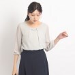 クードシャンス(COUP DE CHANCE)の【洗える／日本製】ブラウス ライトグレー(011)