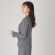 クードシャンス(COUP DE CHANCE)の【洗える／日本製／ストレッチ性／セットアップ可】美シルエット！着心地よいノーカラージャケット10