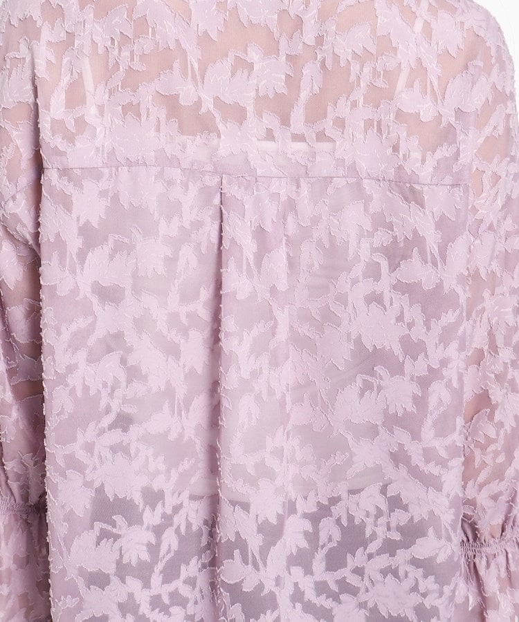 洗える】花柄ジャカードのブラウス(シャツ・ブラウス) | COUP 洗える】花柄ジャカードのブラウス(シャツ・ブラウス) | COUP