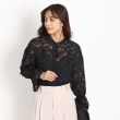 クードシャンス(COUP DE CHANCE)の【洗える】花柄ジャカードのブラウス18