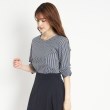 クードシャンス(COUP DE CHANCE)の【洗える／日本製】ストライプ柄プルオーバージャージ5
