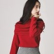 クードシャンス(COUP DE CHANCE)の【日本製】オフショルニットプルオーバー32