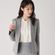 クードシャンス(COUP DE CHANCE)の【日本製／伸縮性／着心地◎／通勤／セットアップ可】拘りの女性らしいシルエット！ノーカラージャケット9
