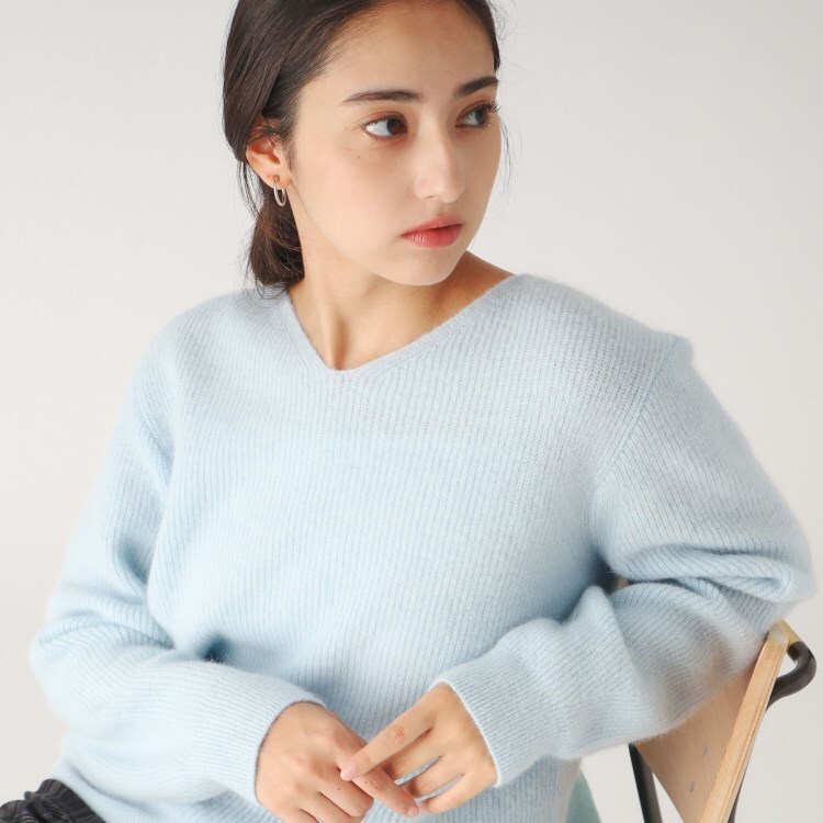 クードシャンス(COUP DE CHANCE)の【アンゴラ混／ヒップ丈／日本製】ニットプルオーバー ニット/セーター