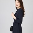 クードシャンス(COUP DE CHANCE)の【洗える／日本製／ドレープ】アシメドレープが女性らしいワンピース5
