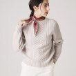 クードシャンス(COUP DE CHANCE)の【洗える／日本製】カジュアル過ぎない！大人のケーブルニットプルオーバー5