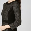 クードシャンス(COUP DE CHANCE)の【日本製／美シルエット／伸縮性】スタイルアップ効果！ラメ入ジャカード素材が華やかなIラインワンピース19