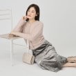 クードシャンス(COUP DE CHANCE)の【洗える／日本製／ウエストゴム】クラッシュベロアスカート1