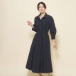 クードシャンス(COUP DE CHANCE)の【洗える】シャツワンピース ネイビー(094)