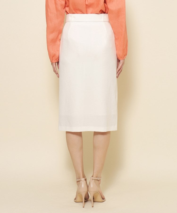 クードシャンス(COUP DE CHANCE)の【洗える】女性らしい美しさを演出する ラップデザインのタイトスカート15