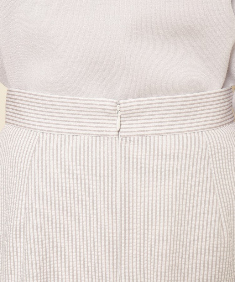 クードシャンス(COUP DE CHANCE)の【洗える／セットアップ可】凹凸感ある素材 タックデザインがポイントのAラインスカート21