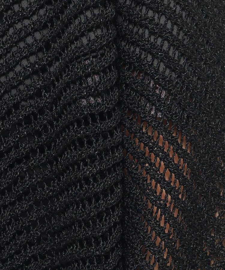クードシャンス(COUP DE CHANCE)の【洗える／メッシュ編み／ショート丈羽織】さらりと羽織れる 女性らしいニットボレロ8