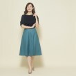 クードシャンス(COUP DE CHANCE)の【洗える／日本製／袖ギャザー／異素材ミックス】一枚でサマになる、袖デザインプルオーバージャージ22