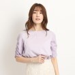 クードシャンス(COUP DE CHANCE)の【洗える／日本製／袖ギャザー／異素材ミックス】一枚でサマになる、袖デザインプルオーバージャージ16