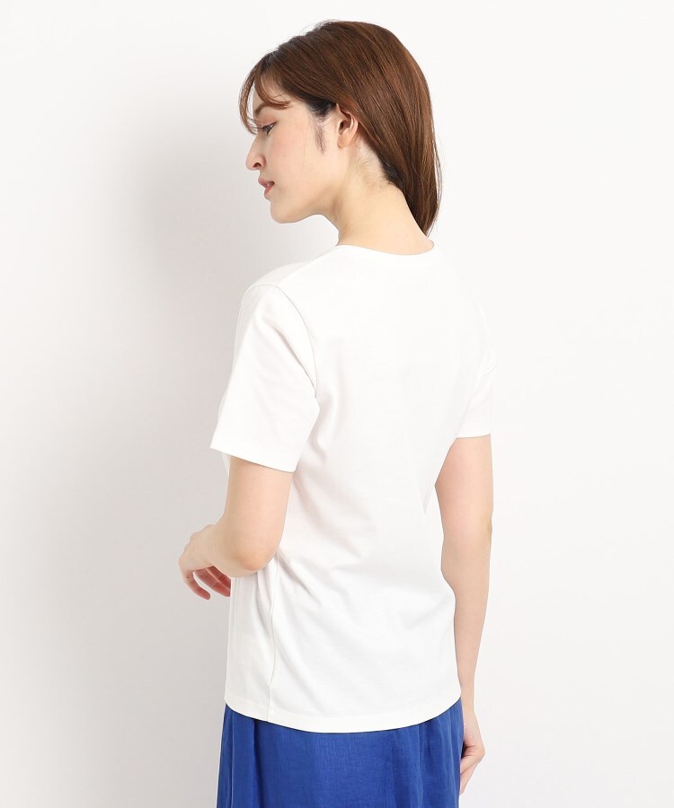 クードシャンス(COUP DE CHANCE)の【洗える／日本製】夏のスタイリングに活躍するロゴTシャツ10