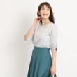 クードシャンス(COUP DE CHANCE)の【洗える／日本製】パンツスタイルに！ストライプ柄プルオーバージャージ1